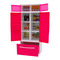 Меблі та будиночки - Меблі для ляльок Qun feng toys Сучасна кухня рожева із ефектами (QF26210PW)#4