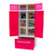 Мебель и домики - Кукольная мебель Qun feng toys Современная кухня розовая с эффектами (QF26211PW)#4