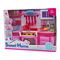 Меблі та будиночки - Лялькова кухня Qun feng toys Рідна домівка-1 рожева із ефектами (2801S)#3