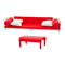 Меблі та будиночки - Меблі для ляльок Qun Feng Toys Сучасна кімната червона із ефектами (26230)#3