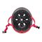 Защитное снаряжение - Детский защитный шлем Globber Evo lights красный с фонариком 45 – 51 см (506-102)#3