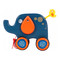 Розвивальні іграшки - Каталка Mal Play Слон Сані (332)#2