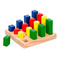 Розвивальні іграшки - Набір дерев'яних блоків Viga Toys Форма та розмір (51367)#3
