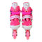Ролики дитячі - Роликові ковзани Shantou Jinxing зі світлом рожеві 31-34 (SC190157-2)#2