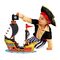Фігурки чоловічків - Ігровий набір Janod Корабель піратів 3D (J08579)#4