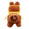Персонажи мультфильмов - Мягкая игрушка J!NX Minecraft Happy Explorer Детеныш ламы коричневый 16 см (JINX-8732BR)#3