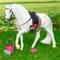 Транспорт и питомцы - Игровая фигурка Lori Белый конь Камарилло с аксессуарами (LO38000Z)#4