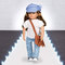 Одежда и аксессуары - Одежда для куклы Lori Стиль кежуал с рыжей сумкой (LO30022Z)#3