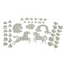 Наборы для творчества - Набор сияющих элементов Simba Единороги флуоресцентные 41 штука (7826022)#2