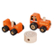Машинки для малюків - Дерев'яна іграшка Cubika Трактор (15351)#2