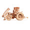3D-пазлы - Трехмерный пазл Wood Trick Трактор механический (00023) (4820195190333)#4