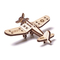 3D-пазлы - Трехмерный пазл Wood trick Самолет корсар механический (000W12)#2