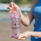Чашки, склянки - Тамблер-склянка YES Pink Cat з блискітками 450мл з трубочкою (707076)#4