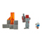 Фигурки персонажей - Набор фигурок Minecraft Dungeons мини бой (GNF12)#3