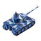 Радиоуправляемые модели - Мини-танк Great Wall Toys на радиоуправлении со звуком синий 1:72 (GWT2117-3)#2