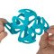 Погремушки, прорезыватели - Прорезыватель Nuby Мяч силиконовый голубой (6836/6836aqua)#2