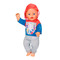 Одежда и аксессуары - Набор одежды для куклы Baby Born Трендовый спортивный костюм синий (826980-2)#3
