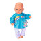 Одежда и аксессуары - Набор одежды для куклы Baby Born Кежуал костюм сестрички голубой (828212-2)#3