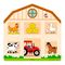 Развивающие игрушки - Бизиборд Viga Toys Домик на ферме (51627)#2
