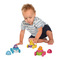 Машинки для малюків - Розвиваюча іграшка Tomy Моя перша машинка Яскраве яйце блакитне (T73088-2)#4