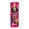 Ляльки - Лялька Barbie Fashionistas блондинка у чорній футболці з принтом Рок (GRB47)#4