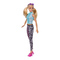 Ляльки - Лялька Barbie Fashionistas блондинка у блакитному топі і леггінсах (GRB50)#2