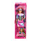 Ляльки - Лялька Barbie Fashionistas шатенка у рожево-блакитній сукні (GRB51)#4