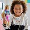 Куклы - Кукла Barbie Fashionistas шатенка в розово-голубом платье (GRB51)#5