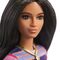 Ляльки - Лялька Barbie Fashionistas брюнетка у смугастій сукні (GYB02)#3