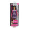 Ляльки - Лялька Barbie Fashionistas брюнетка у смугастій сукні (GYB02)#4