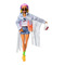 Ляльки - Лялька Barbie Extra з веселковими косичками у джинсовій куртці (GRN29)#2