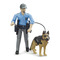 Фигурки человечков - Игровой набор Bruder Полицейский с собакой (62150)#2