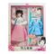 Ляльки - Лялька Kurhn Брюнетка у білій блузі та рожевій спідниці (6938142030842/3084-1)#5