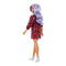 Куклы - Кукла Barbie Fashionistas с лиловыми волосами в красном клетчатом платье (GRB49)#2