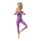 Ляльки - Лялька Barbie Made to move Блондинка у бузковому топі і рожево-блакитних лосинах (GXF04)#3