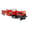 Транспорт и спецтехника - Грузовик-трейлер Hot Wheels Track stars Пожарный заправщик 1:64 (BFM60/GRV13)#2