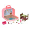 Аксессуары для фигурок - Игровой набор Li'l Woodzeez Кейс розовый Двухъярусная кровать (WZ6597Z)#2