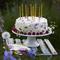 Аксесуари для свят - Свічки для торта Talking tables Розкішне золото з блискітками 16 штук (LUXE-CANDLE-GG)#3