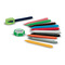 Канцтовари - Воскові олівці Fila Giotto Cera strong 12 кольорів із чинкою та ластиком (281800)#2