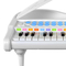 Музичні інструменти - Іграшкове піаніно-синтезатор Baoli біле з мікрофоном 24 клавіші (BAO-1505B-W)#2