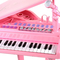 Музыкальные инструменты - Игрушечное пианино-синтезатор Baoli розовое с микрофоном и стульчиком 37 клавиш (BAO-1403-P)#4