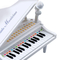 Музыкальные инструменты - Игрушечное пианино-синтезатор Baoli белое с микрофоном 31 клавиша (BAO-1504C-W)#3