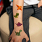Косметика - Набір тату для тіла Tattooshka Фіолетові динозаврики (WS-067)#2