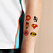 Косметика - Набор тату для тела Tattooshka Значки супергерои (X-204)#2