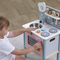 Детские кухни и бытовая техника - Детская кухня Viga Toys PolarB с посудой деревянная (44027)#5