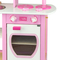Детские кухни и бытовая техника - Детская кухня Viga Toys для принцессы бело-розовая деревянная  (50111)#2