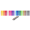 Канцтовари - Лінери-пензлі Bruynzeel Fineliner Brush pen 72 кольори двосторонні (60325072) (566497)#2