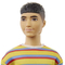 Ляльки - Лялька Barbie Fashionistas Кен в смугастому светрі та джинсових шортах (GRB91)#3
