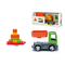 Транспорт и спецтехника - Машинка EFKO Строительная платформа с кубиками 2 в 1 (27054)#3