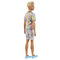 Ляльки - Лялька Barbie Fashionistas Кен Модник у кольоровій футболці та білих шортах (GRB90)#2